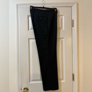 Black Flat Front Dress Pant